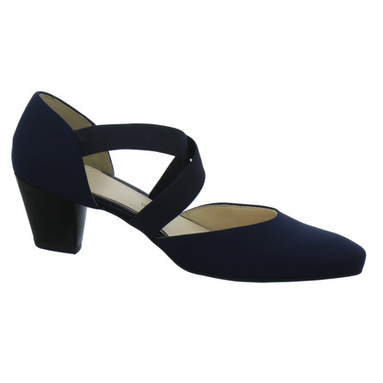 Ara Toulouse Ballerina u. Pumps Dunkelblau - 360° Ansicht