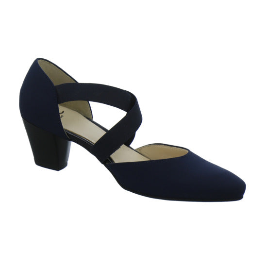 Ara Toulouse Ballerina u. Pumps Dunkelblau - 360° Ansicht
