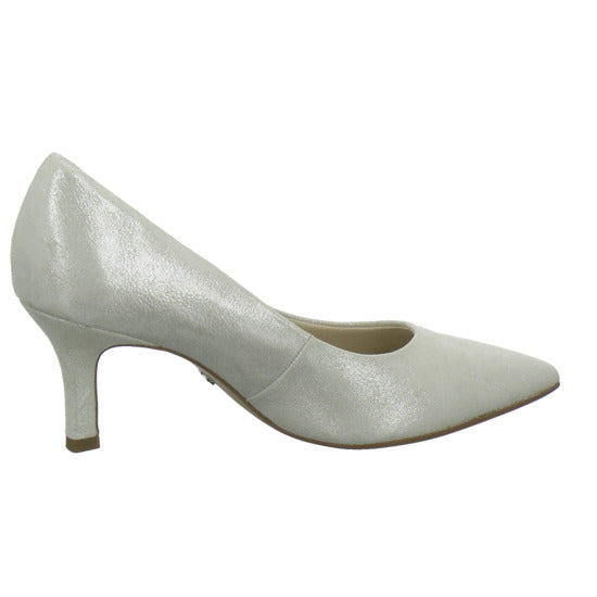 Tamaris Ballerina u. Pumps Damen Silber
