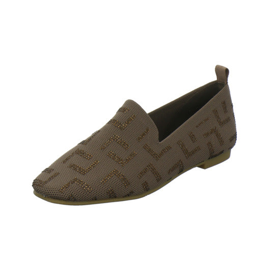 La Strada Slipper Damen Dunkelbraun
