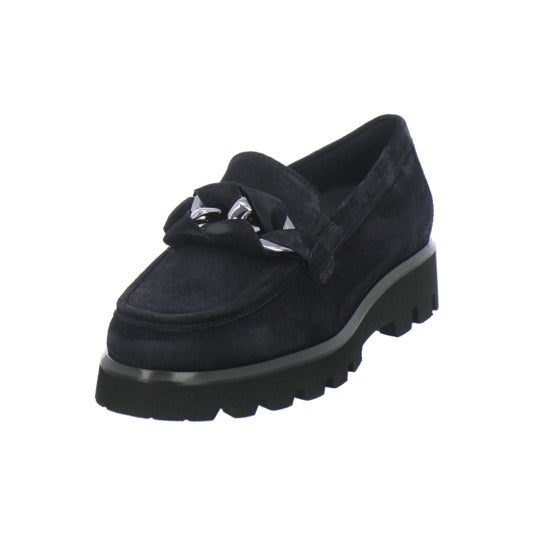 Sioux Meredira 727 H Slipper Dunkelblau - 360° Ansicht