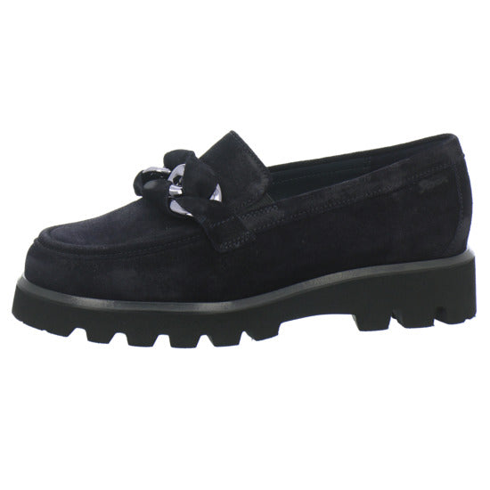 Sioux Meredira 727 H Slipper Dunkelblau - 360° Ansicht