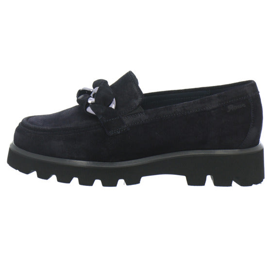Sioux Meredira 727 H Slipper Dunkelblau - 360° Ansicht