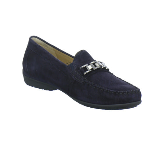 Sioux Corticia Slipper Dunkelblau - 360° Ansicht