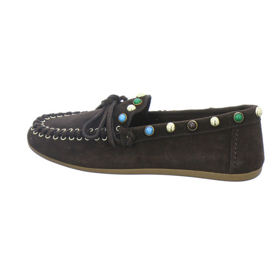 Inuovo Slipper Damen Dunkelbraun