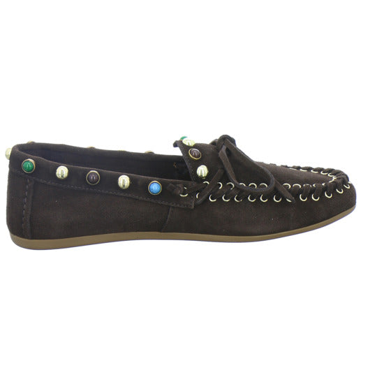 Inuovo Slipper Damen Dunkelbraun