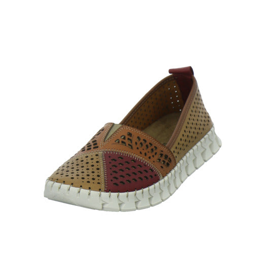 Gemini Slipper Damen Braun-kombi