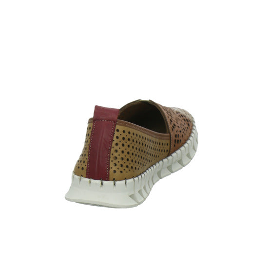 Gemini Slipper Damen Braun-kombi