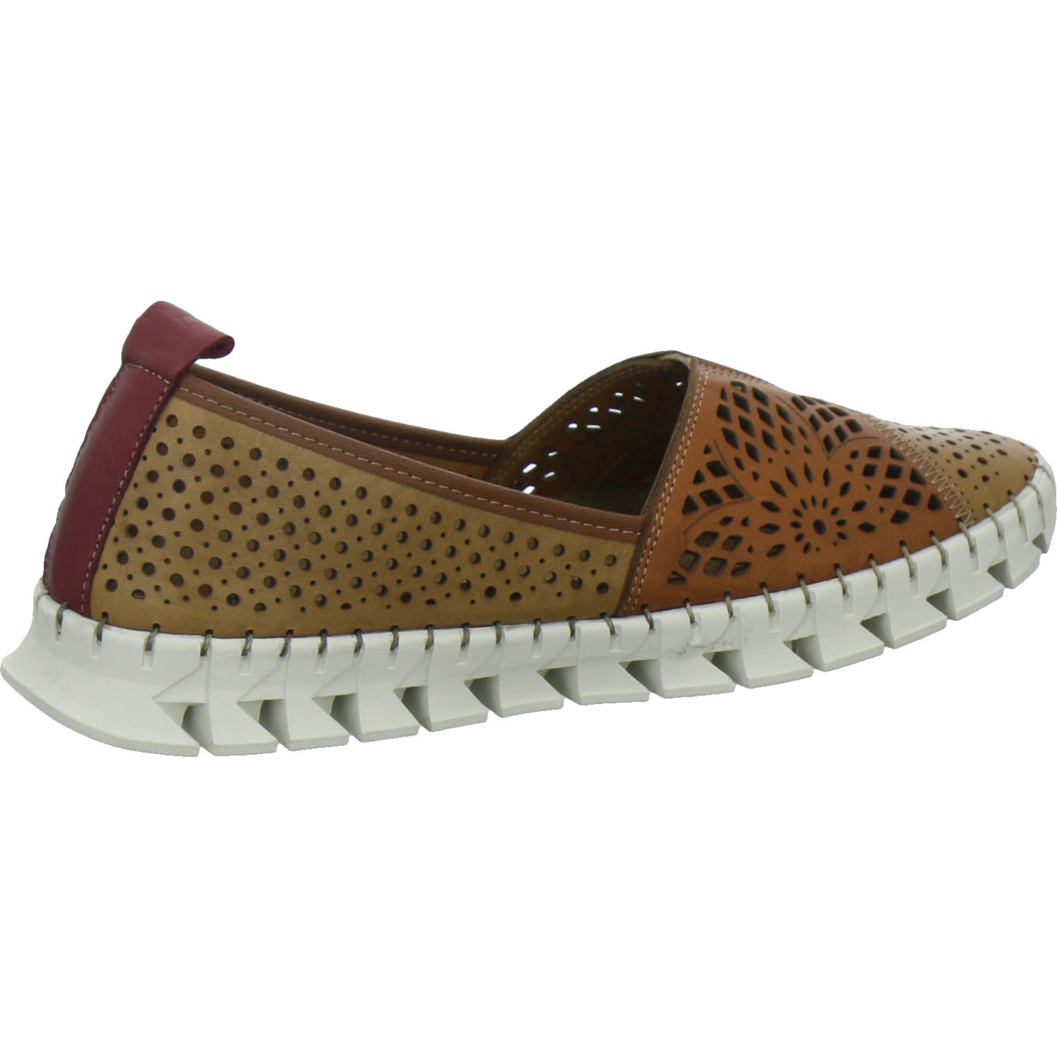 Gemini Slipper Damen Braun-kombi