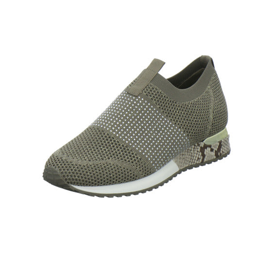 La Strada Slipper Damen taupe