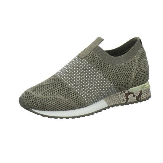 La Strada Slipper Damen taupe