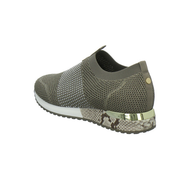 La Strada Slipper Damen taupe