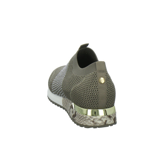 La Strada Slipper Damen taupe