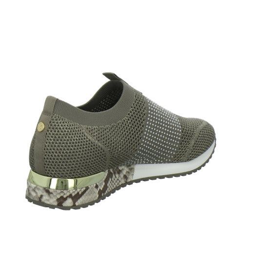 La Strada Slipper Damen taupe