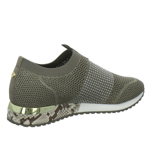 La Strada Slipper Damen taupe