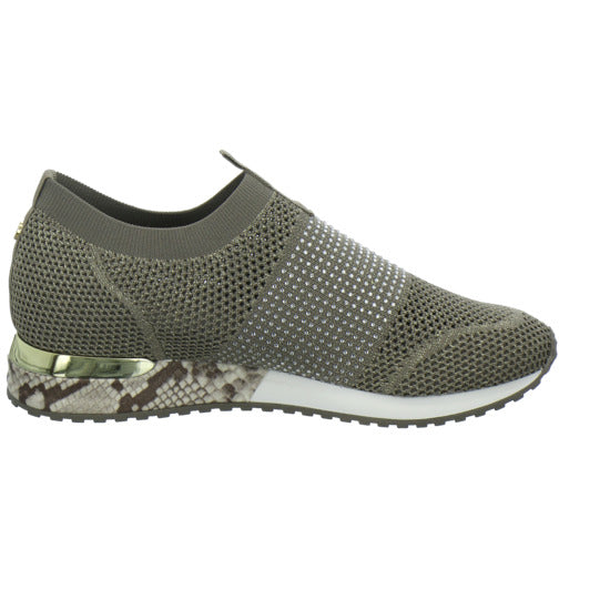 La Strada Slipper Damen taupe