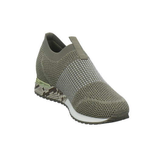 La Strada Slipper Damen taupe