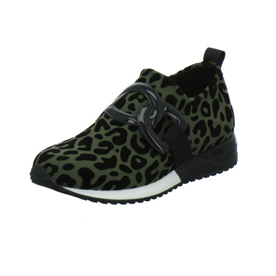 La Strada Slipper oliv - 360° Ansicht