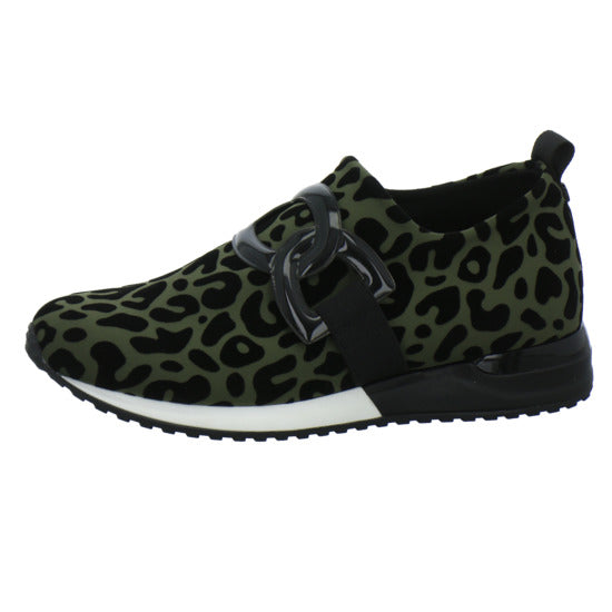 La Strada Slipper oliv - 360° Ansicht