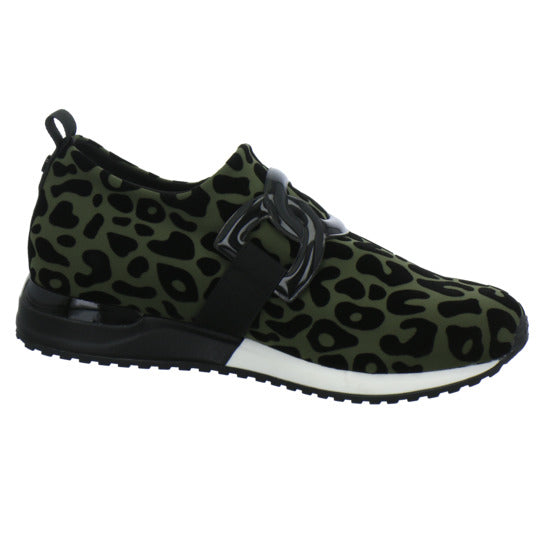 La Strada Slipper oliv - 360° Ansicht