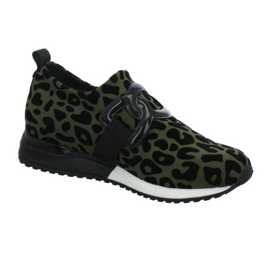 La Strada Slipper oliv - 360° Ansicht