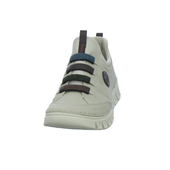 Rieker Slipper Damen Beige-kombi