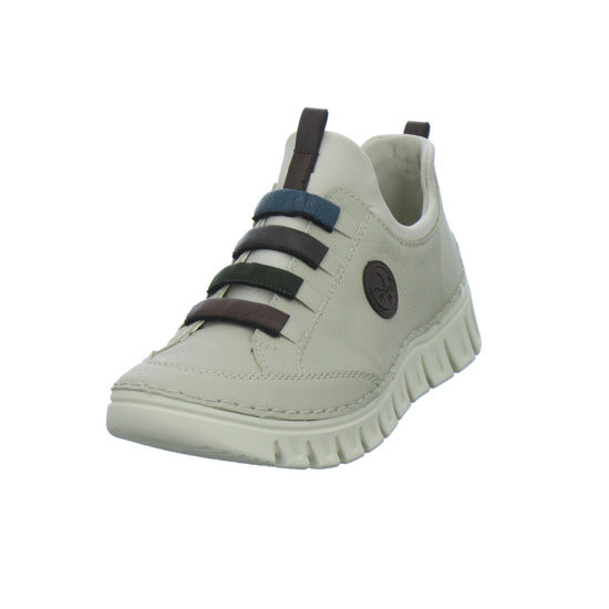 Rieker Slipper Damen Beige-kombi
