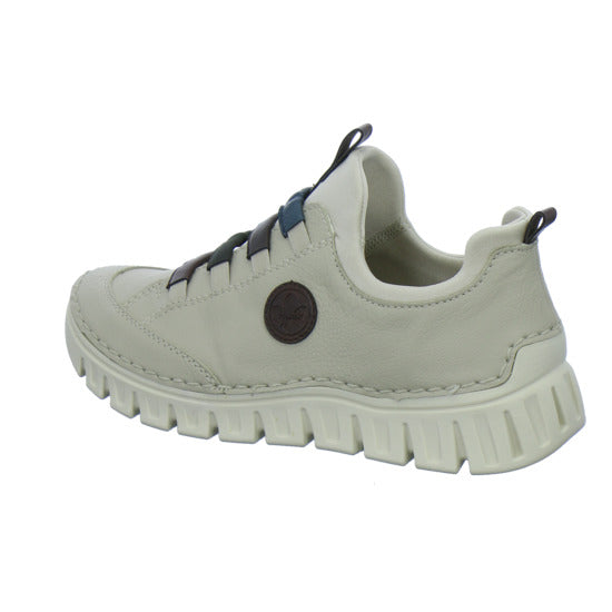 Rieker Slipper Damen Beige-kombi