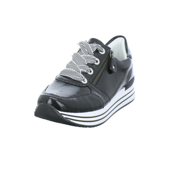 Remonte Schnürhalbschuhe Schwarz - 360° Ansicht