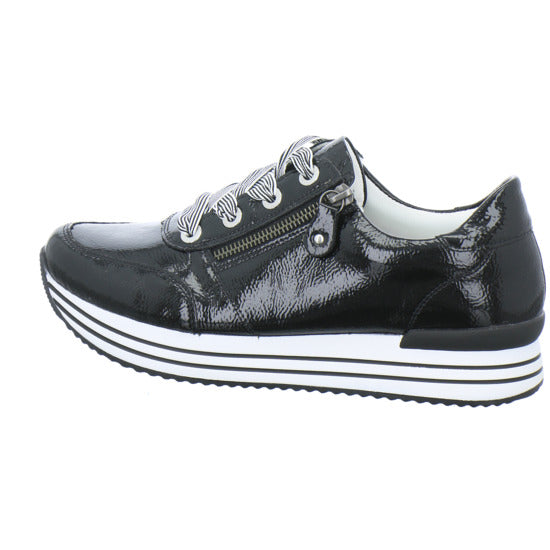 Remonte Schnürhalbschuhe Schwarz - 360° Ansicht
