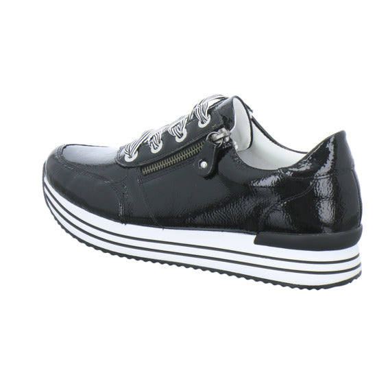 Remonte Schnürhalbschuhe Schwarz - 360° Ansicht