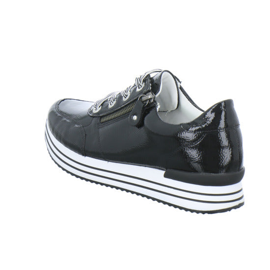 Remonte Schnürhalbschuhe Schwarz - 360° Ansicht