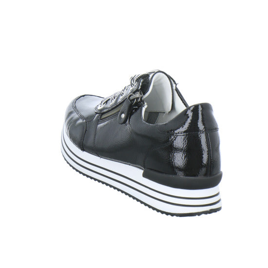 Remonte Schnürhalbschuhe Schwarz - 360° Ansicht