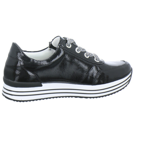 Remonte Schnürhalbschuhe Schwarz - 360° Ansicht