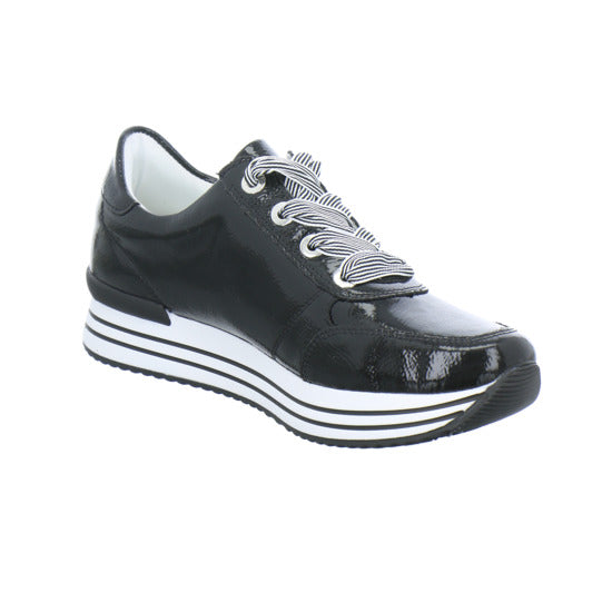 Remonte Schnürhalbschuhe Schwarz - 360° Ansicht
