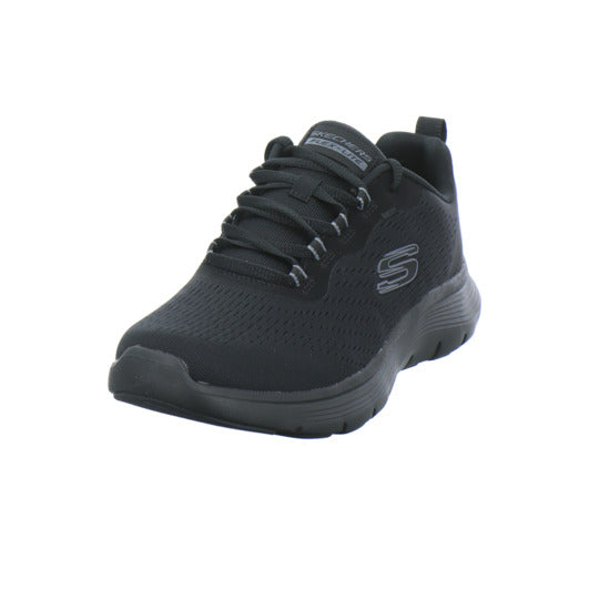 Skechers Flex Appeal Schnürhalbschuhe Schwarz - 360° Ansicht