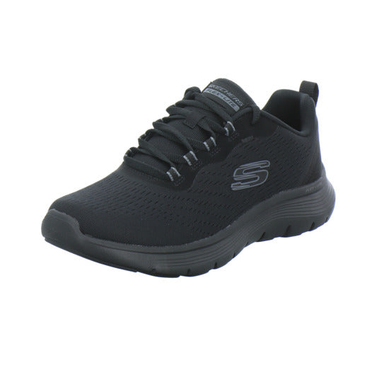Skechers Flex Appeal Schnürhalbschuhe Schwarz - 360° Ansicht