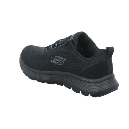 Skechers Flex Appeal Schnürhalbschuhe Schwarz - 360° Ansicht