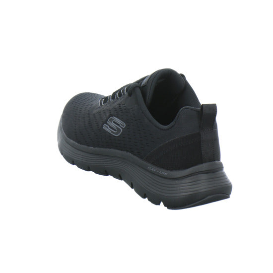 Skechers Flex Appeal Schnürhalbschuhe Schwarz - 360° Ansicht