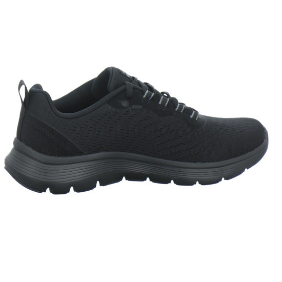 Skechers Flex Appeal Schnürhalbschuhe Schwarz - 360° Ansicht