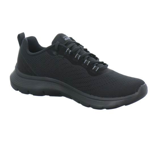 Skechers Flex Appeal Schnürhalbschuhe Schwarz - 360° Ansicht