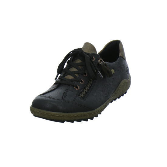 Remonte Schnürhalbschuhe Schwarz - 360° Ansicht