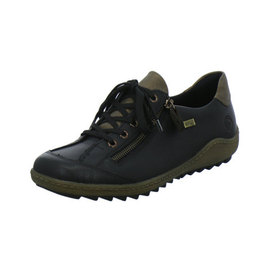 Remonte Schnürhalbschuhe Schwarz - 360° Ansicht