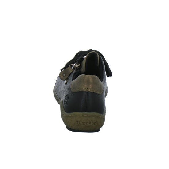 Remonte Schnürhalbschuhe Schwarz - 360° Ansicht