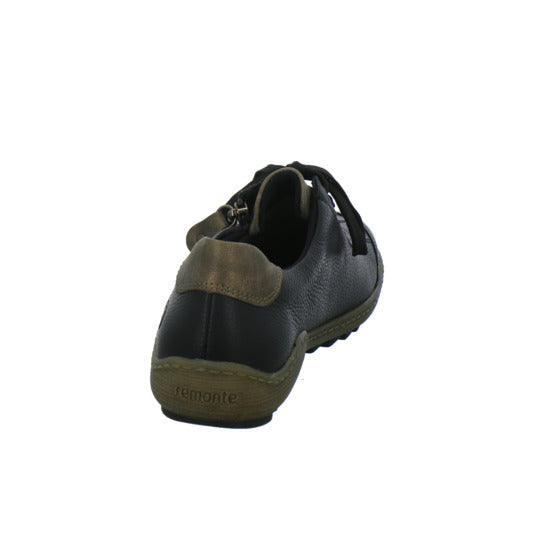 Remonte Schnürhalbschuhe Schwarz - 360° Ansicht