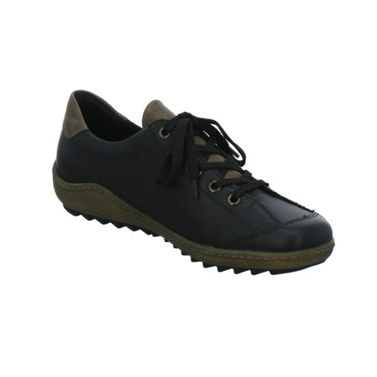 Remonte Schnürhalbschuhe Schwarz - 360° Ansicht
