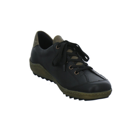 Remonte Schnürhalbschuhe Schwarz - 360° Ansicht