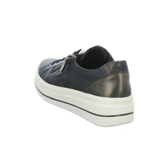 Remonte Schnürhalbschuhe Schwarz - 360° Ansicht