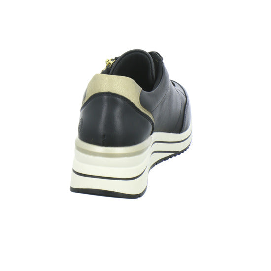 Remonte Schnürhalbschuhe Schwarz - 360° Ansicht