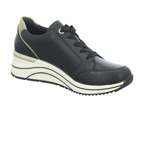Remonte Schnürhalbschuhe Schwarz - 360° Ansicht